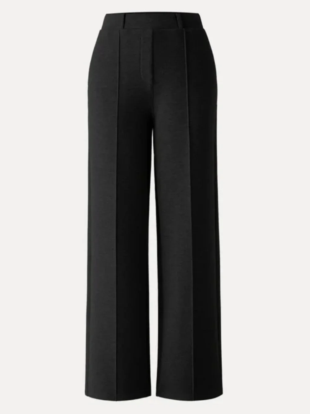 OGL Black FuzzLuxe High Waisted Straight Leg Pull On Pant Size Small NWT